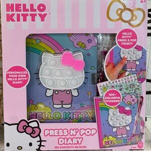 NWT SANRIO Hello Kitty  Press N' Pop Diary
